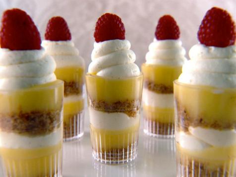 Lemon-Raspberry Dessert Shots