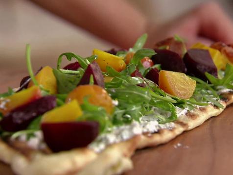 Beet and Goat Cheese Flatbread