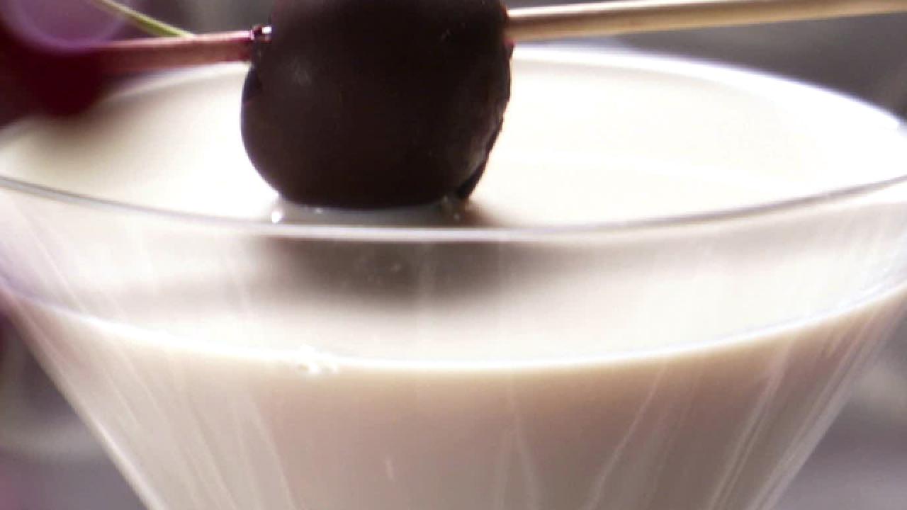White Chocolate Cherry Martini