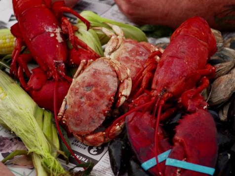 Seawater-Steamed Maine Lobster