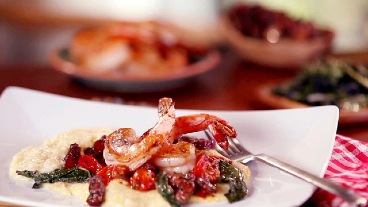 Deconstructed Shrimp and Grits