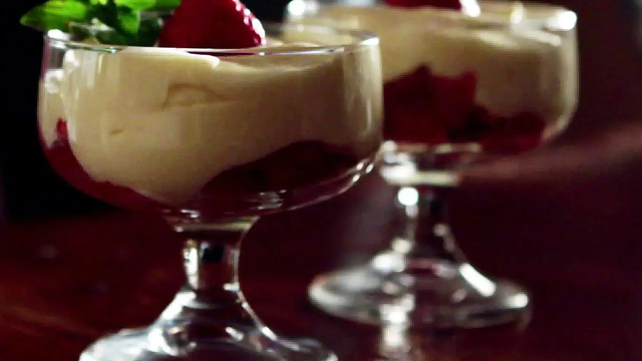 Zabaglione With Strawberries