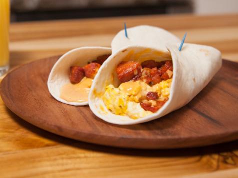 Breakfast Chorizo and Egg Taco