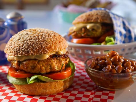 Low-Fat Texas Chicken Burgers