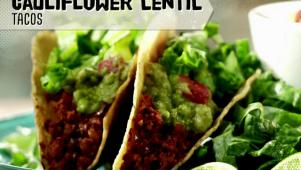 Cauliflower-Lentil Tacos