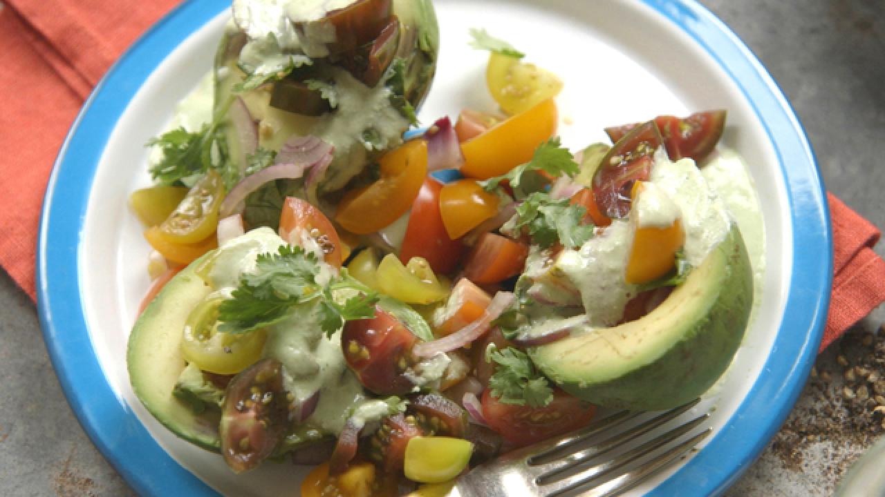 Chopped Salad Avocado Boats