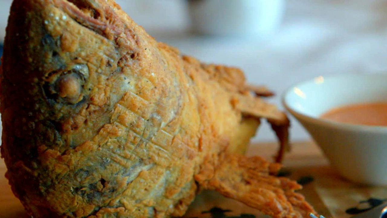 Fried Fish Head in Louisiana