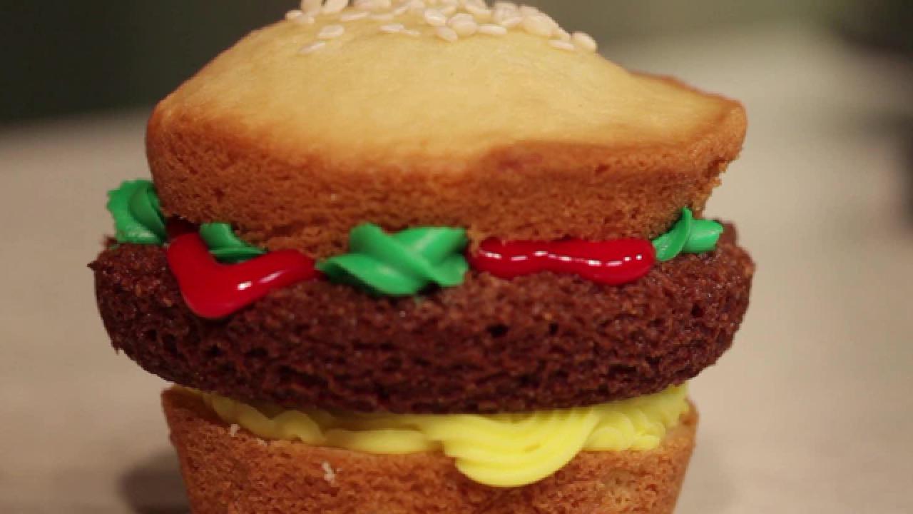 Burger & Fries Cupcake Recipe