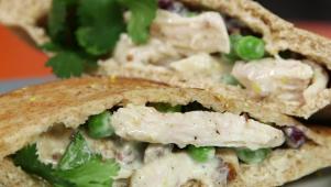 Curried Chicken Salad Pita