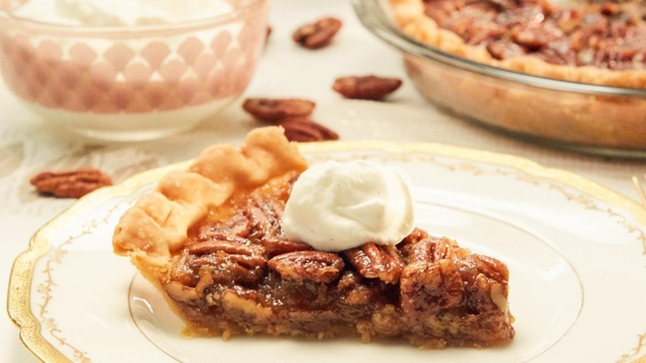 Pecan Pie with Whipped Cream