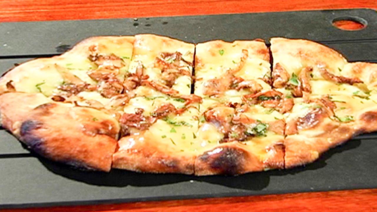 Chanterelles and Truffle Pizza