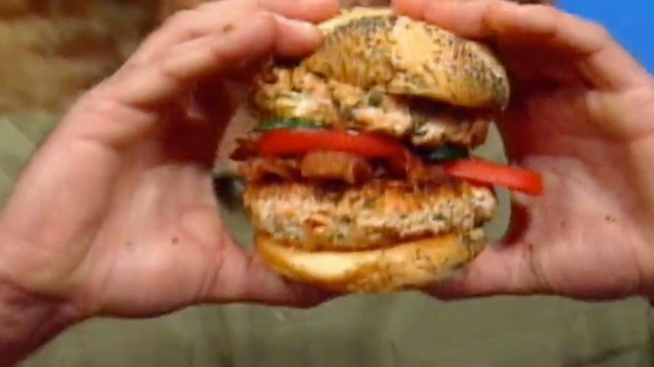 Man-Sized Salmon Burgers