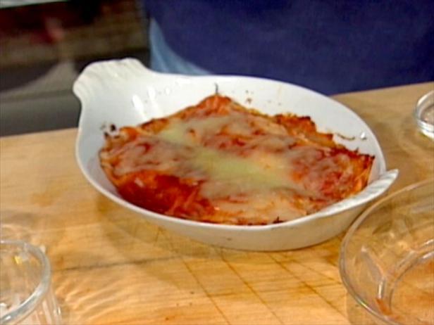 Microwave Cheese Manicotti Marinara : Recipes : Cooking Channel Recipe ...